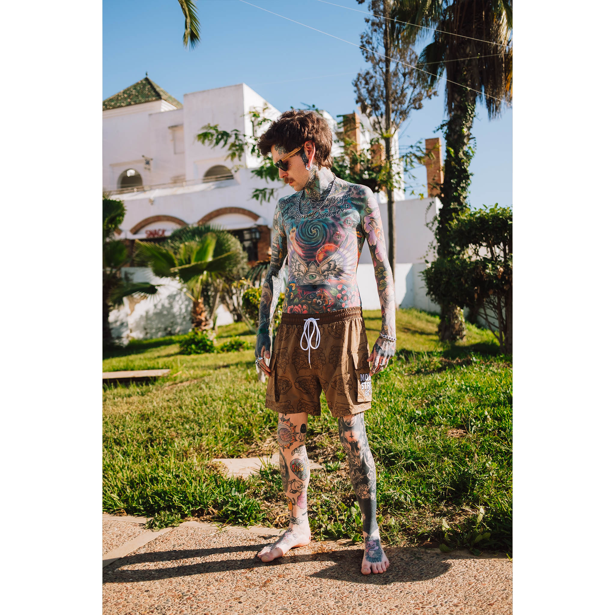Dead Pizza Water Reactive Shorts