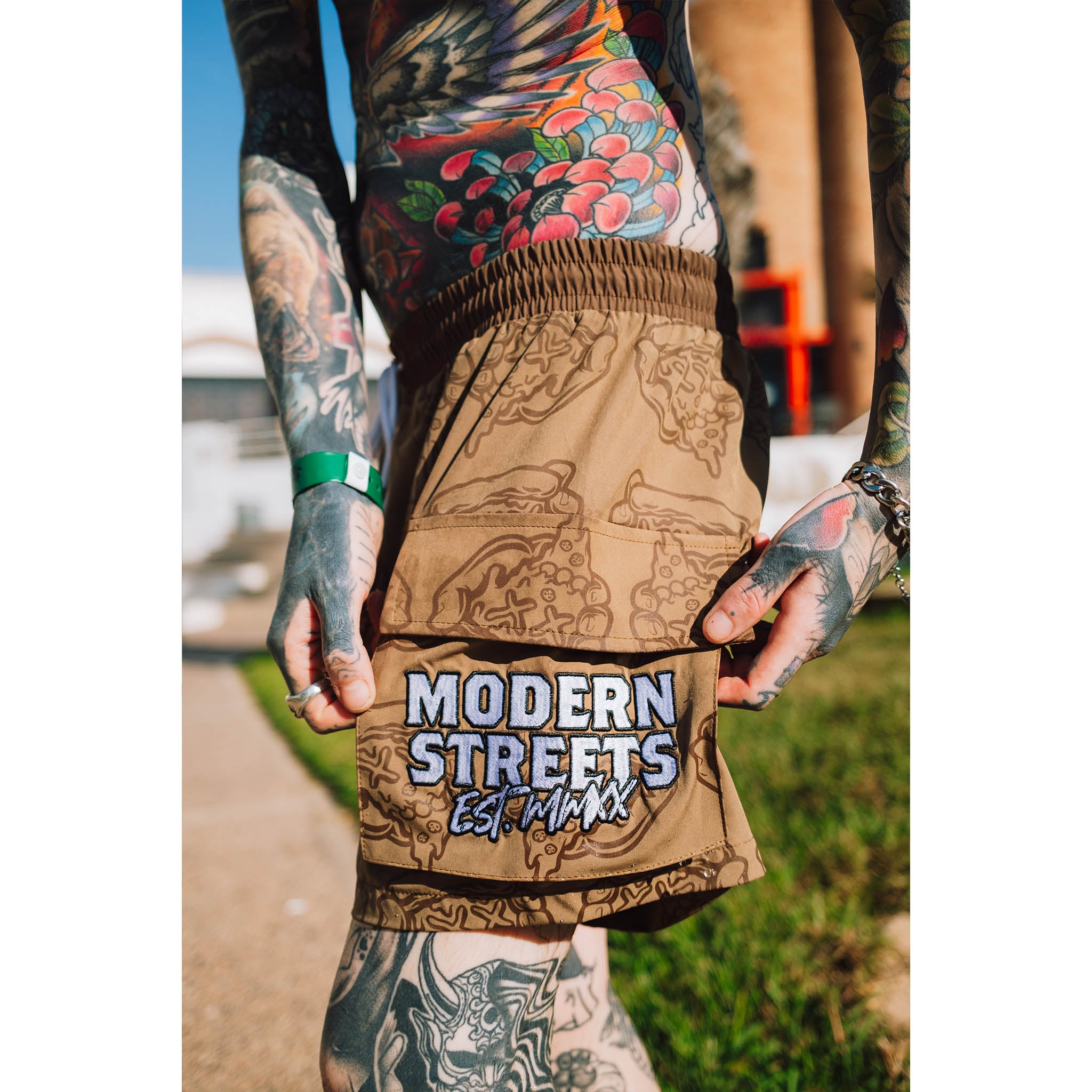 Dead Pizza Water Reactive Shorts
