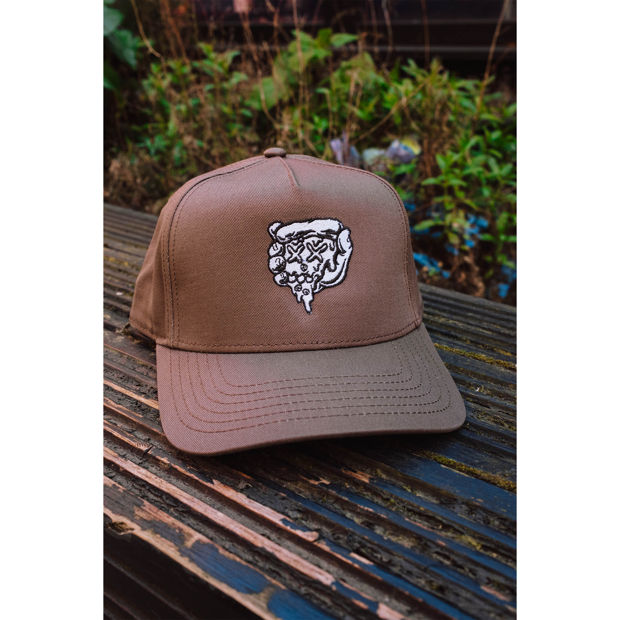 Brown Dead Pizza Hat