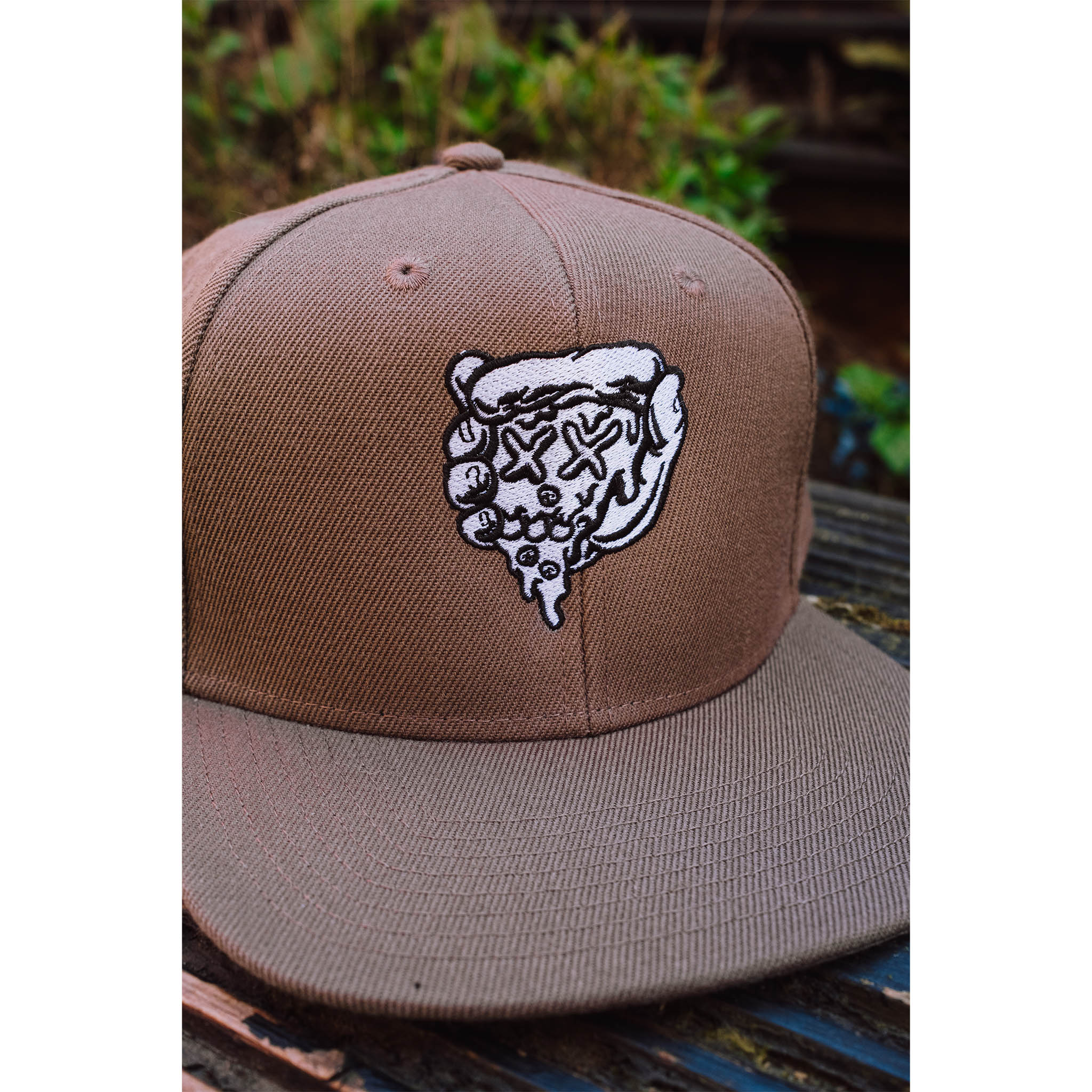Brown Dead Pizza Snapback