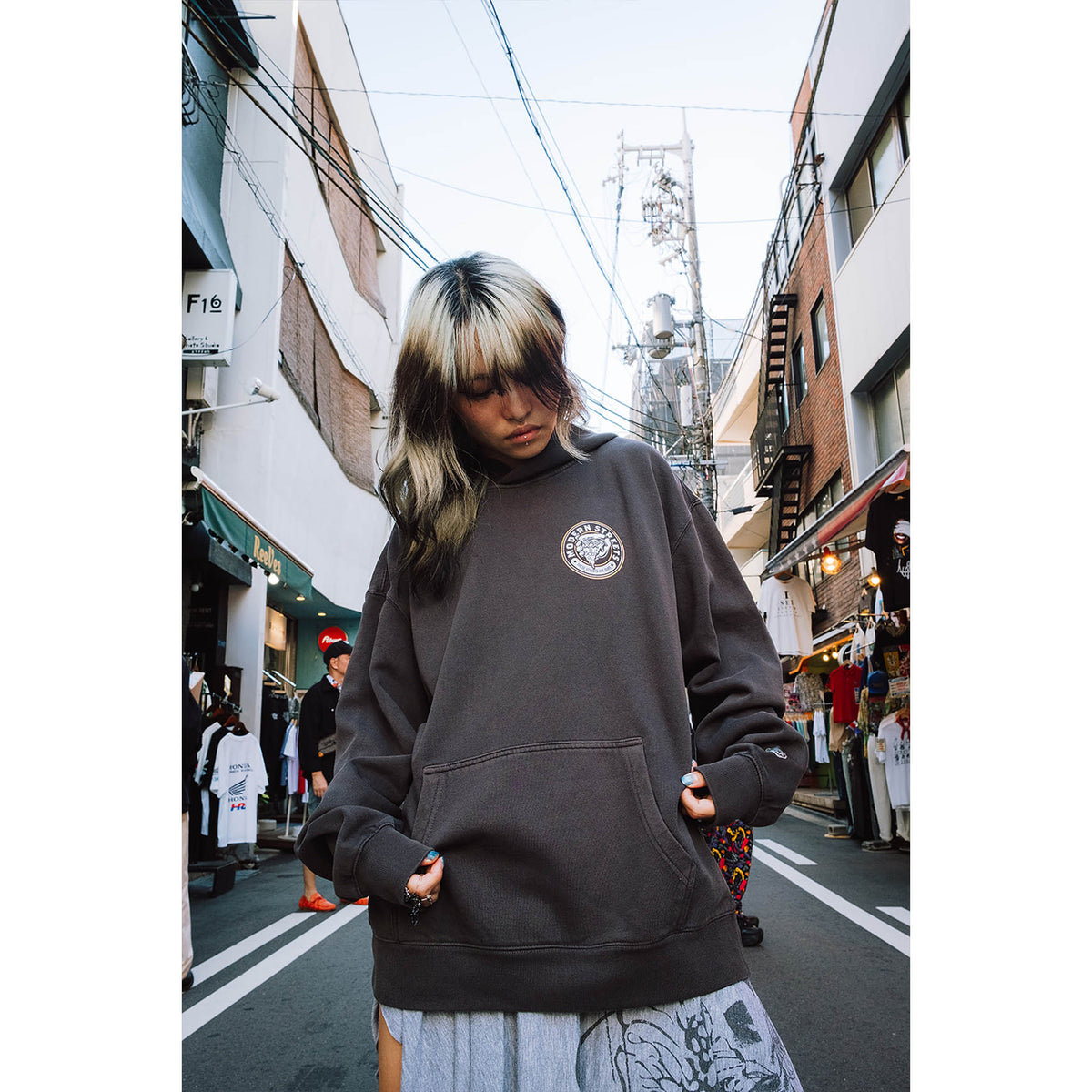 Born To Ride Faded Hoodie