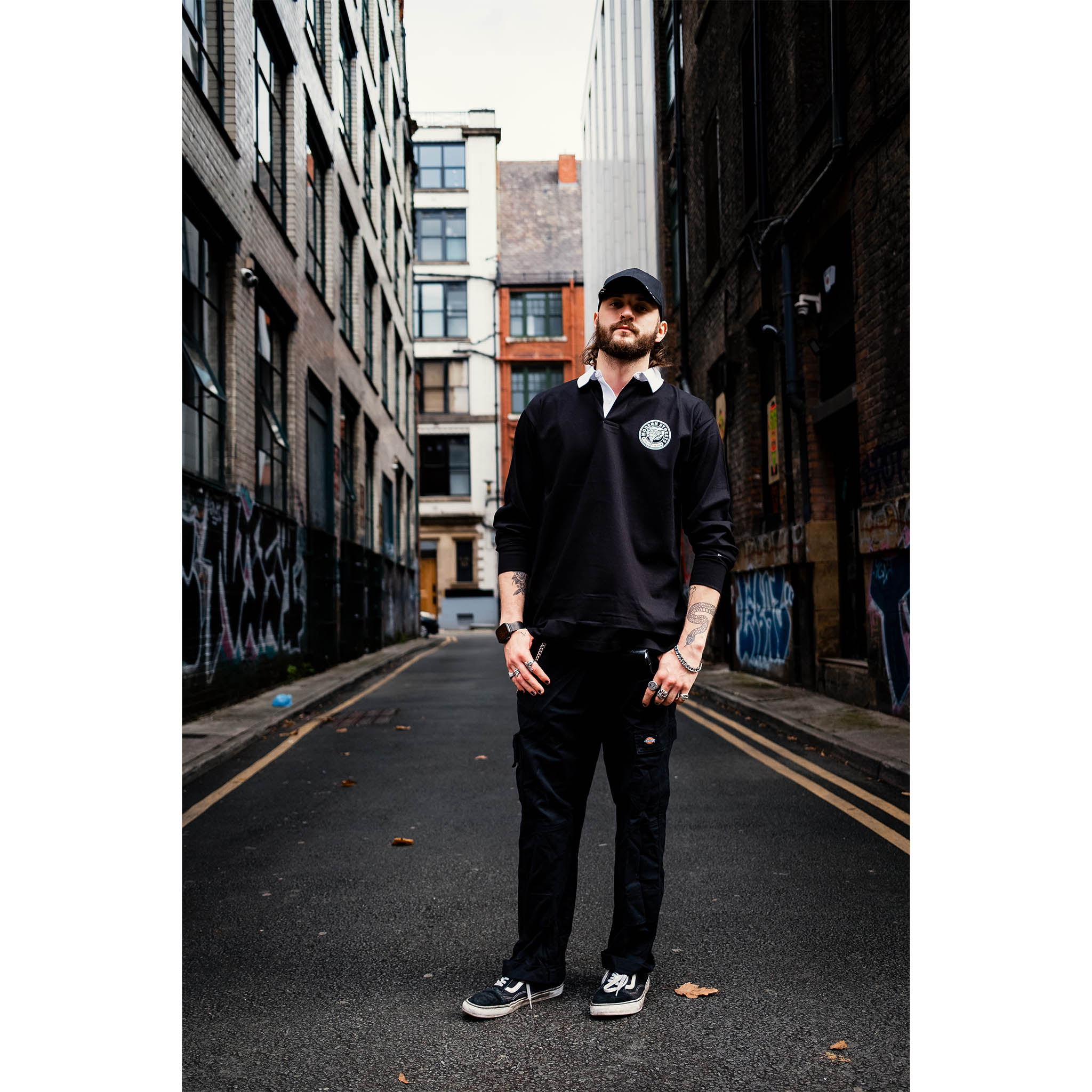 Forever Rebels Long-Sleeve Rugby Shirt