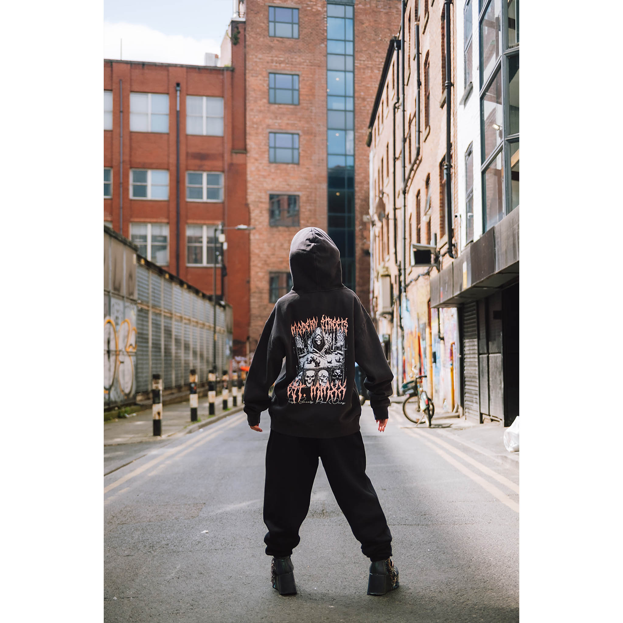 Crazy 88 Faded Hoodie