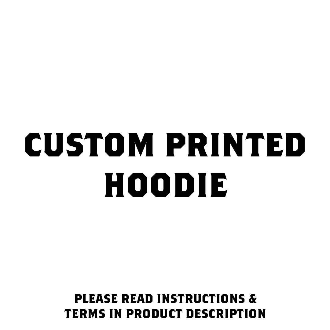 Custom Pull Over Hoodie Print