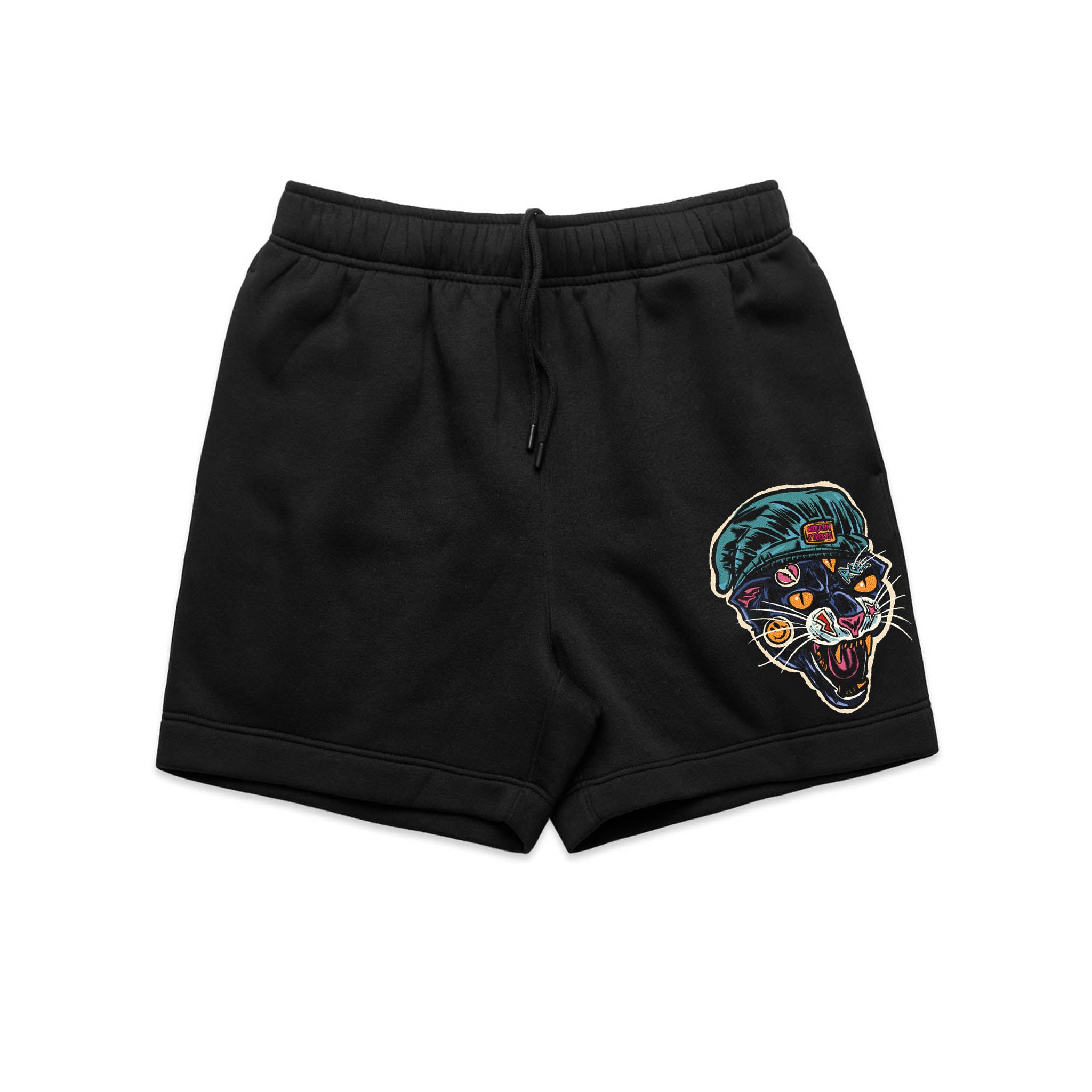 Riot Cat Sweat-Shorts