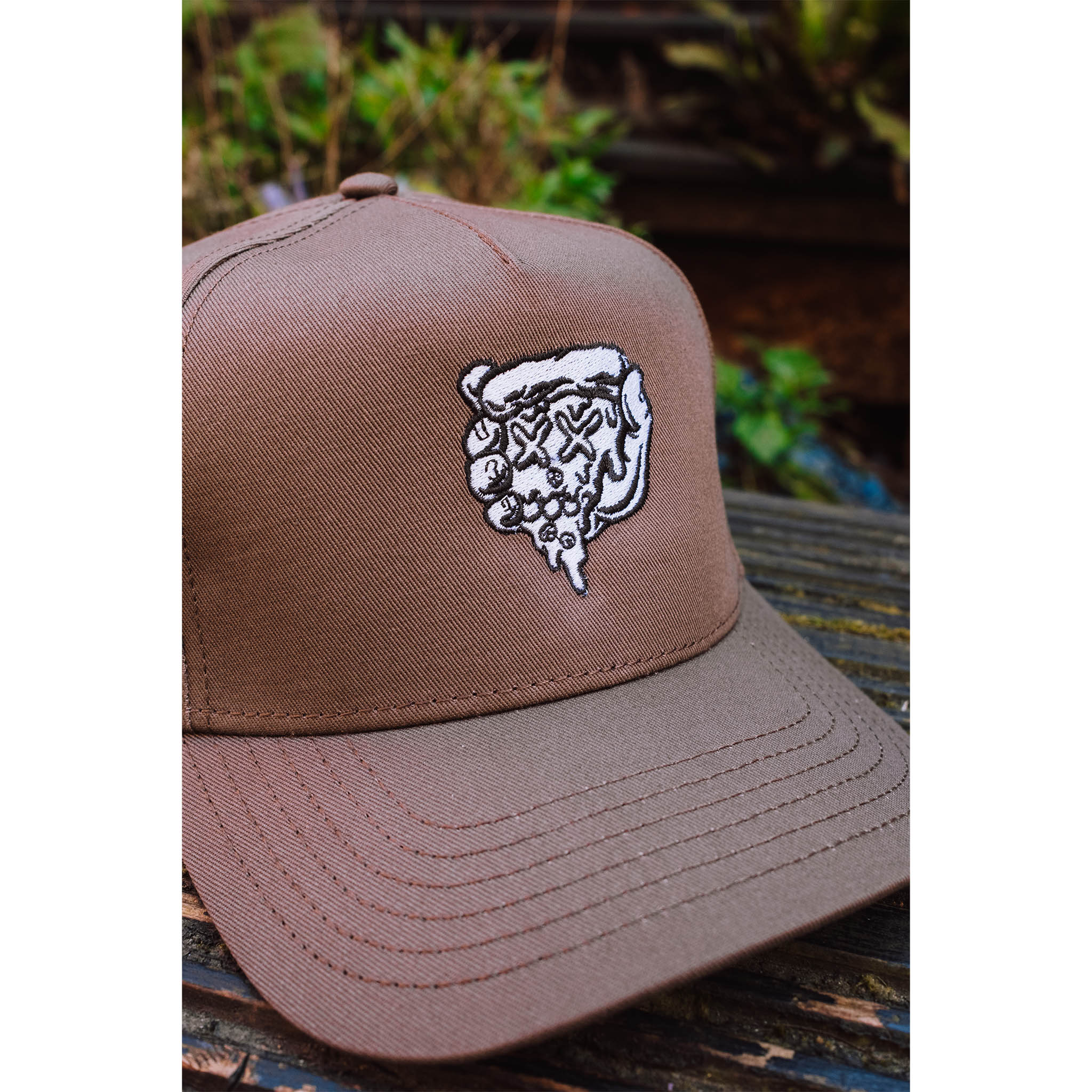 Brown Dead Pizza Hat