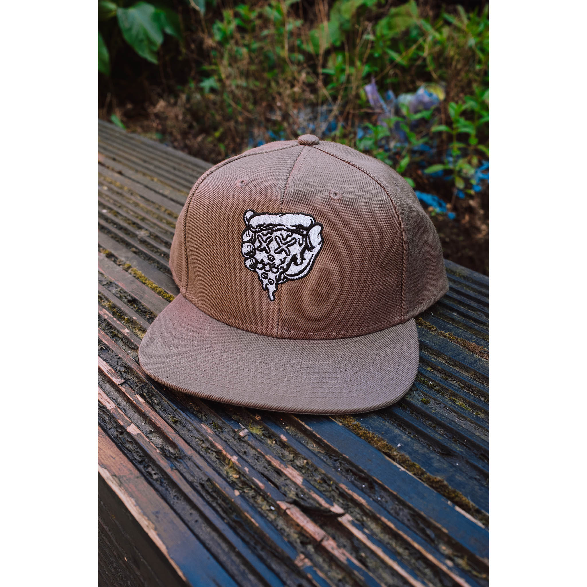 Brown Dead Pizza Snapback