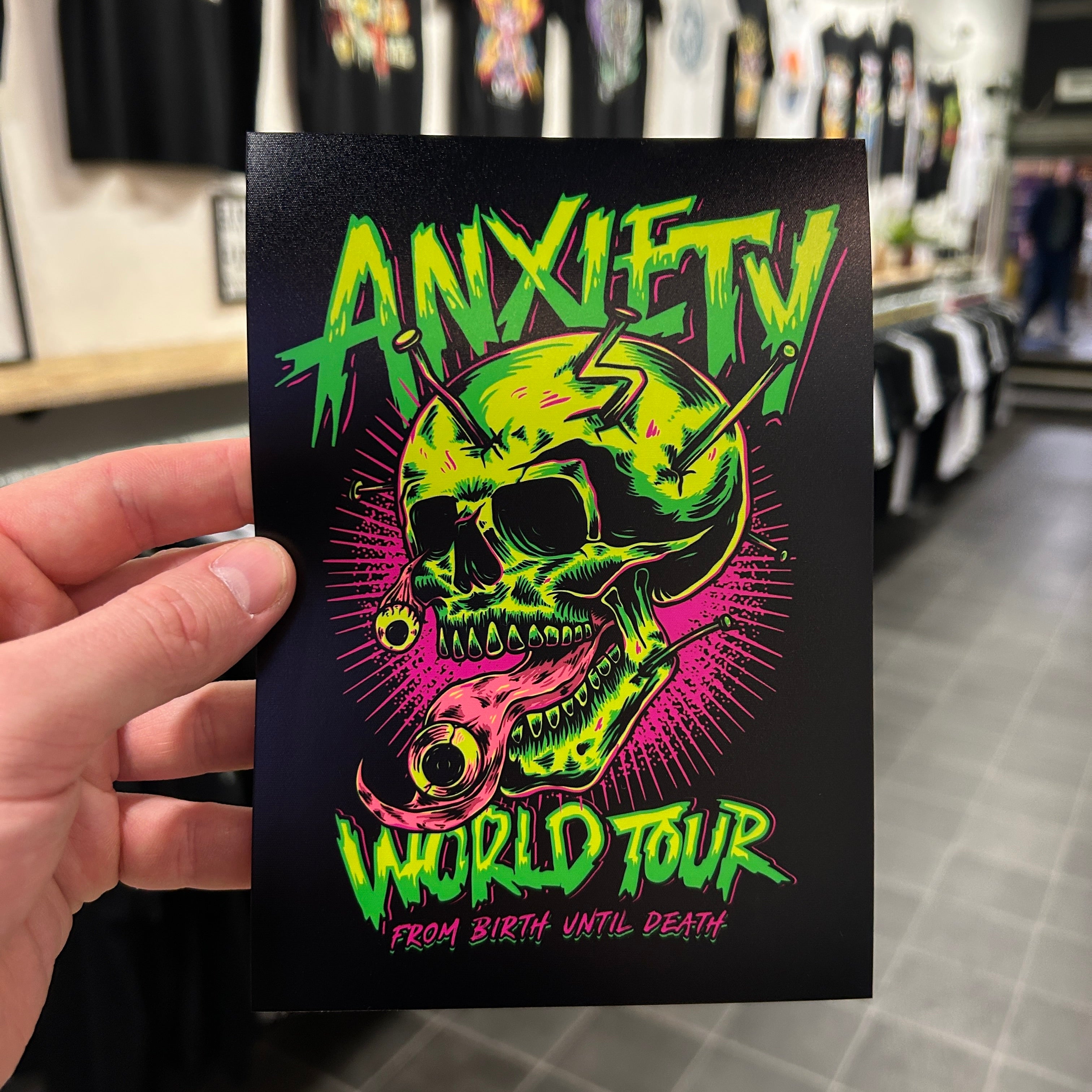7x5 Art Print - Anxiety World Tour