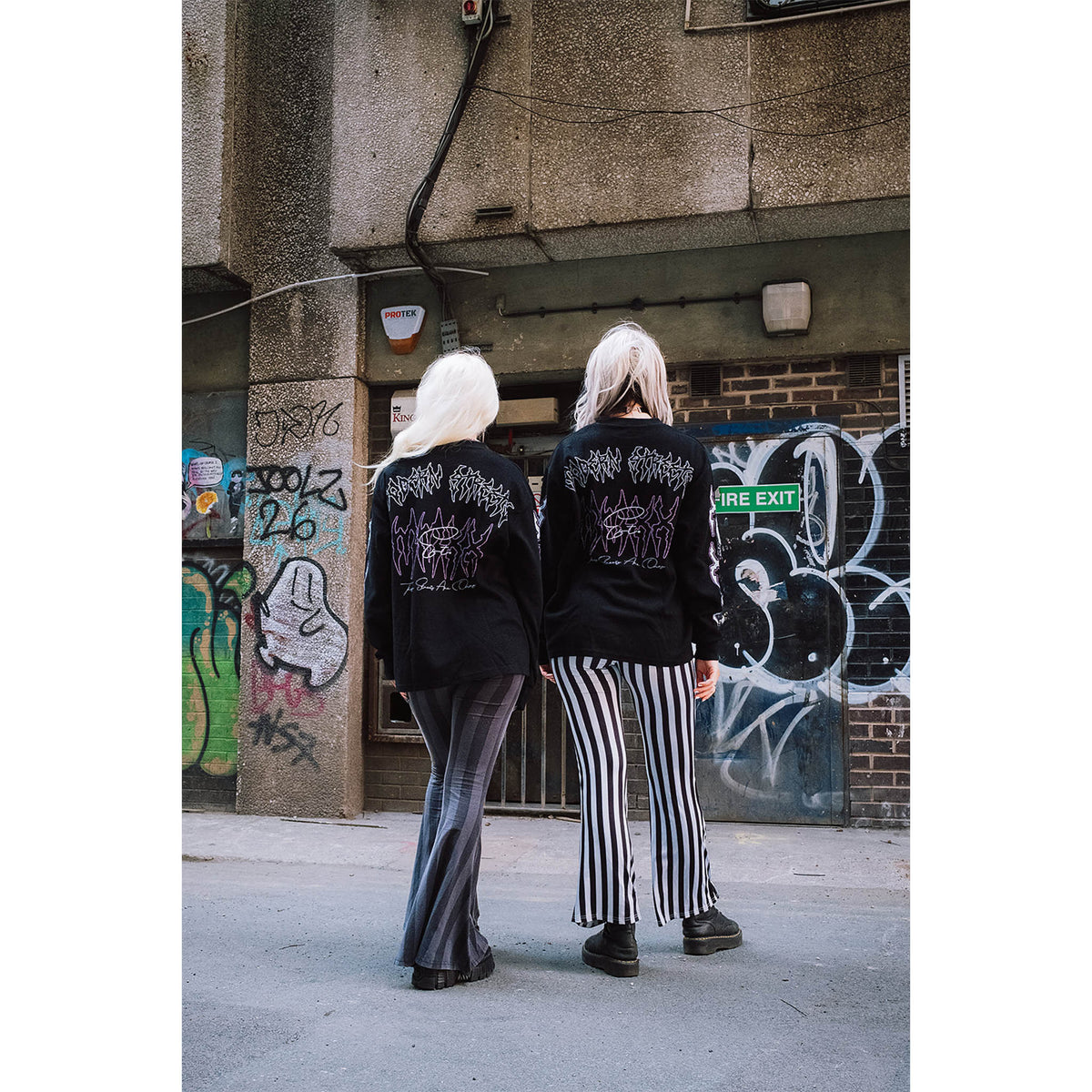 Fallen Angel Distressed Waffle Long-Sleeve