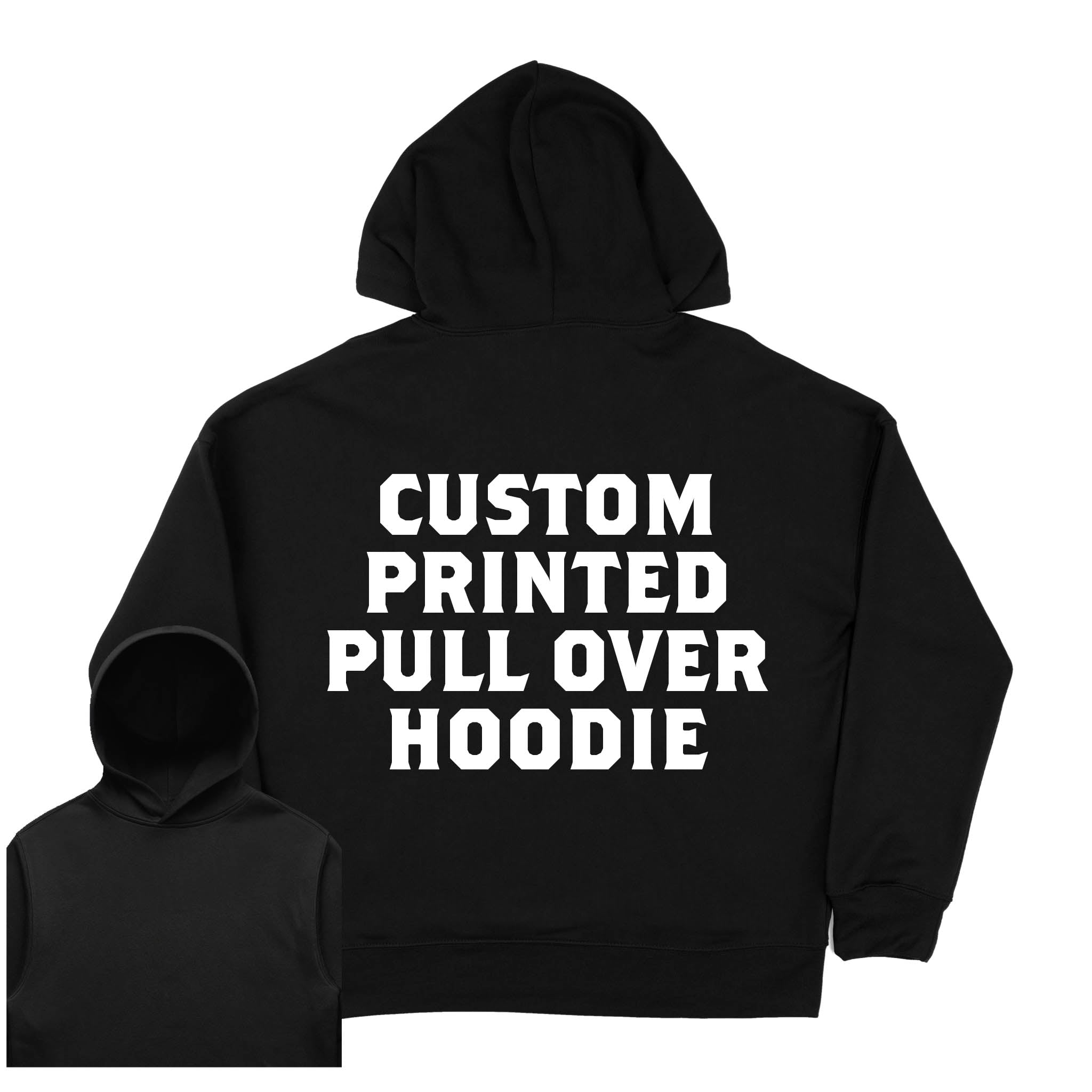 Custom Pull Over Hoodie Print