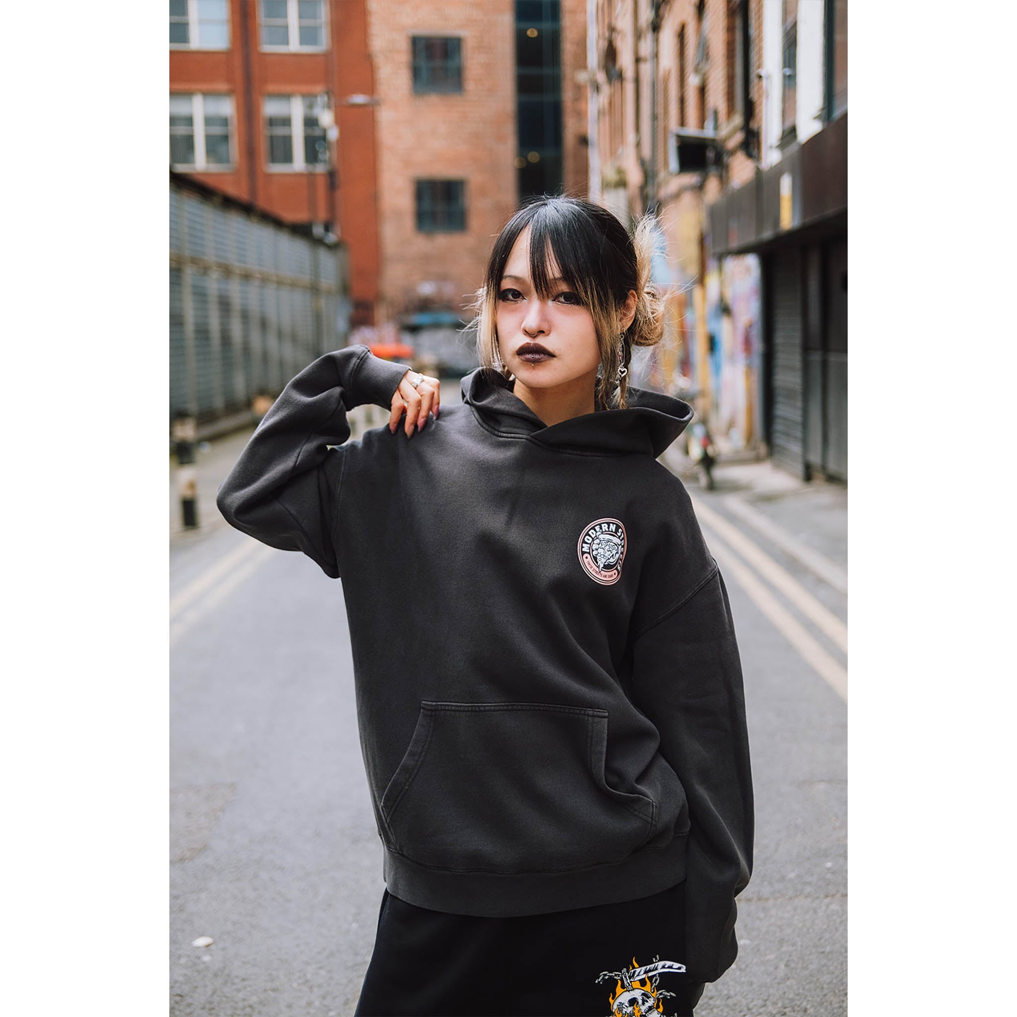 Crazy 88 Faded Hoodie