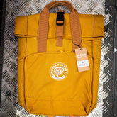 Mustard Roll-Top Backpack